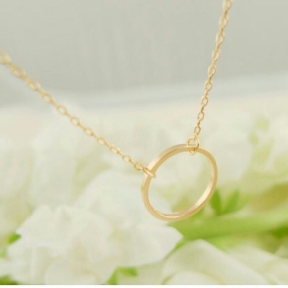 Dainty Circle Karma Necklace Mix & Match 4 for $20 - Picture 4 of 6